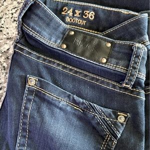 Buckle Black Bootcut Jeans